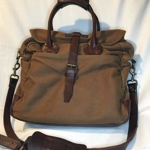 J.Crew Rugged Twill Briefcase Bag